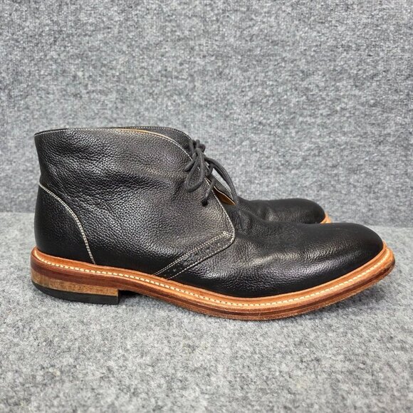 Stacy Adams Men\'s M2 Black Plain Toe Chukka Boots Goodyear‎ Welted 12 D main image 12